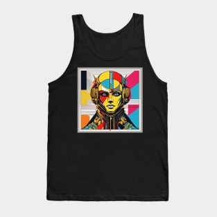 Vibrant Poster Design with Eye-Catching Graphics Tank Top